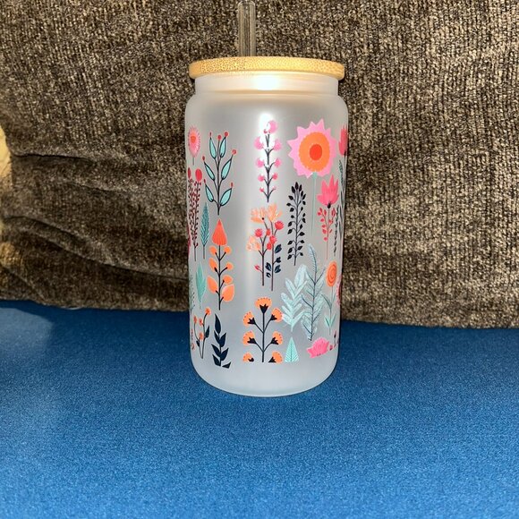 Glass Tumbler- frosted - Picture 2 of 2